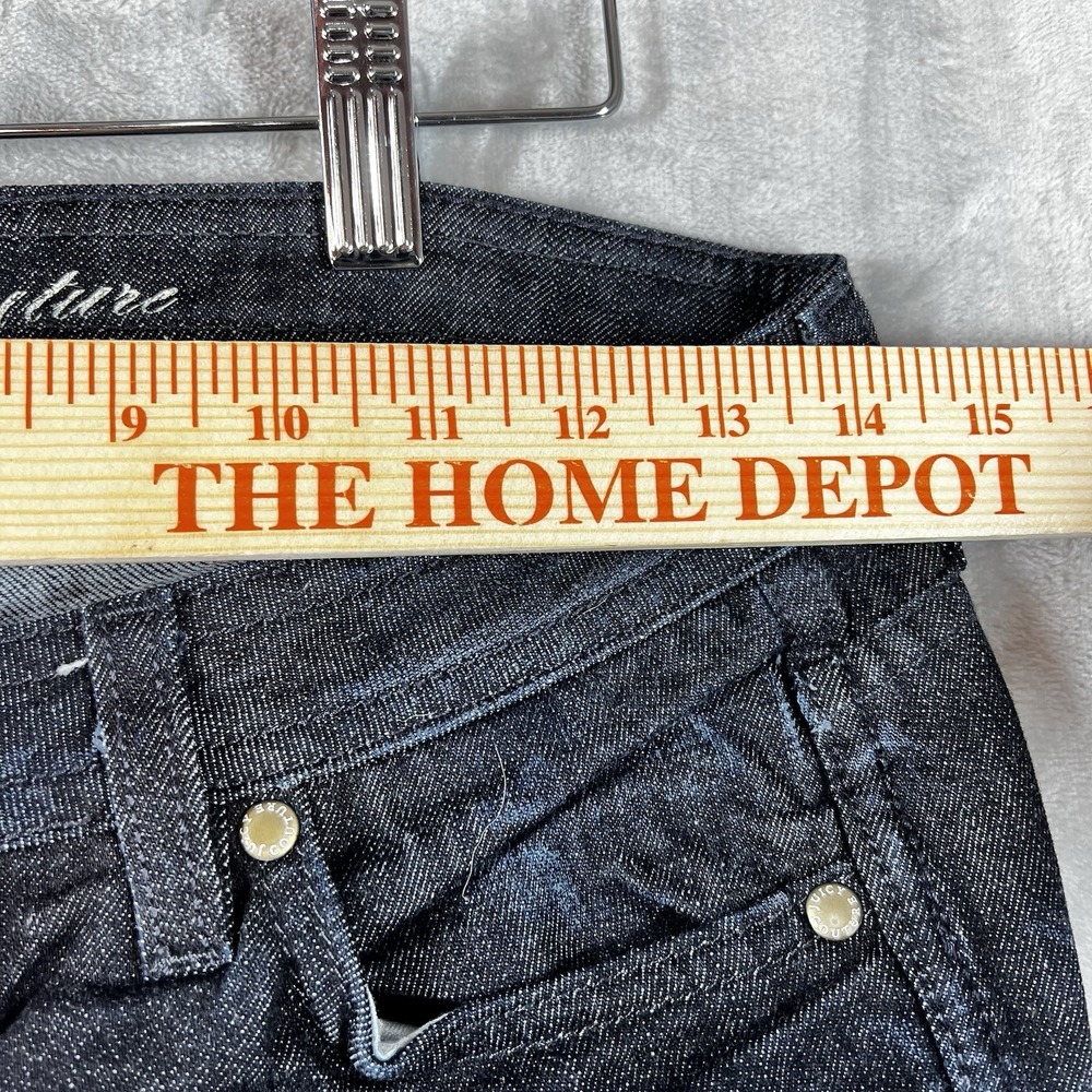 Juicy Couture Flare Jeans Womens 27 Dark Wash Low Rise Stretch Retro Y2K USA - Picture 2 of 11